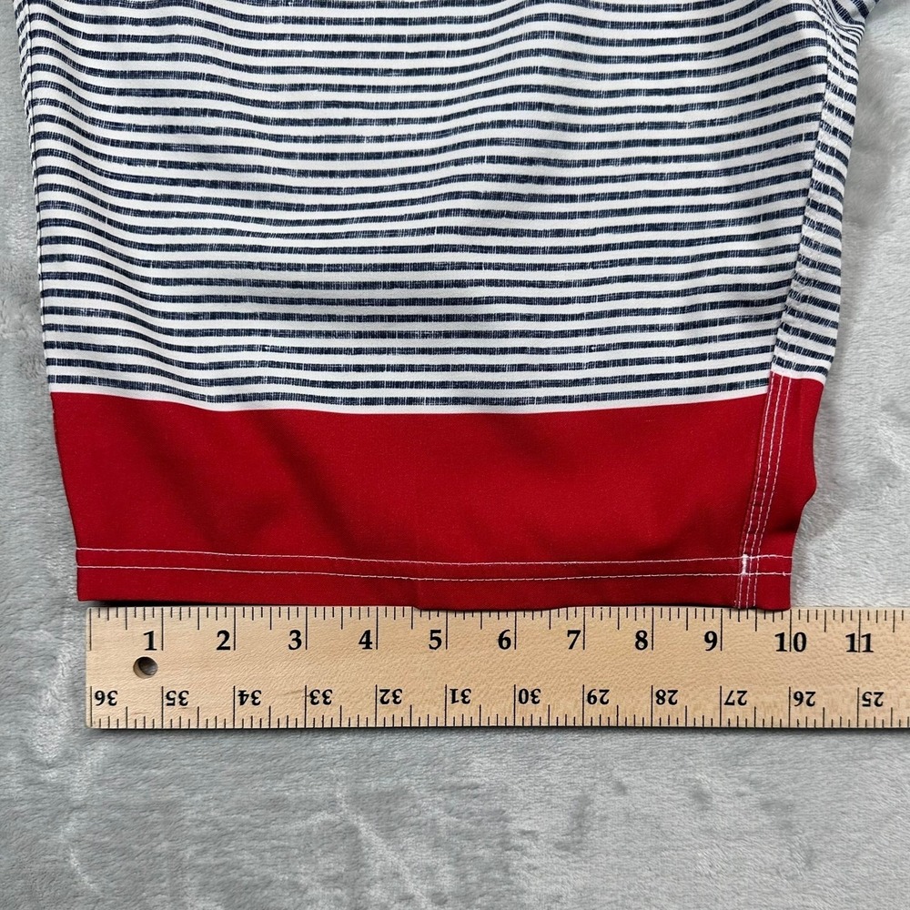 O'Neill Board Shorts Mens 32 Blue White‎ Red Striped Hyperfreak Swim Trunks - Picture 5 of 10